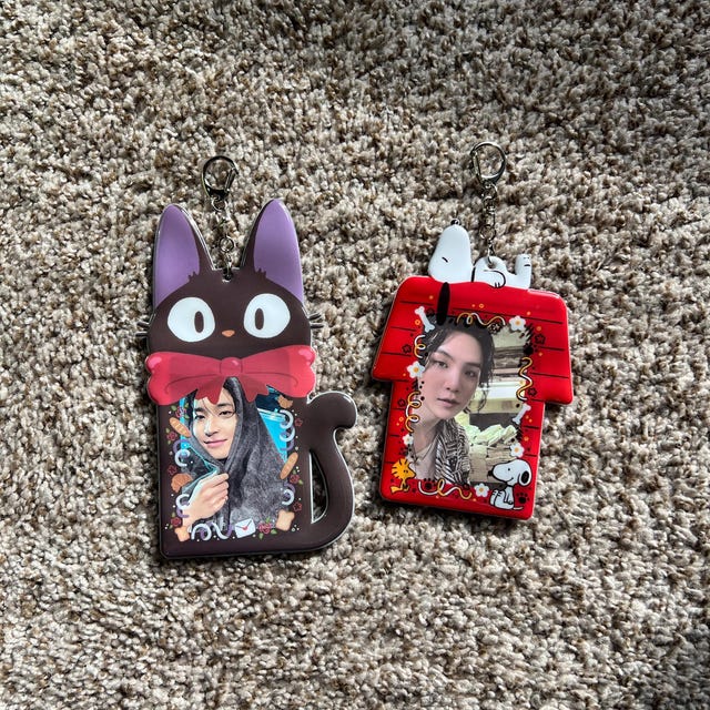 Black Cat Photocard Holder - Etsy