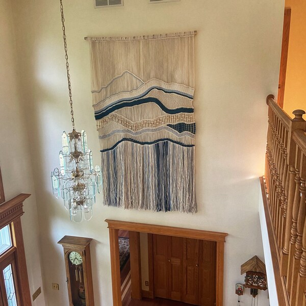 Extra Large Macrame Wall Hanging, Hanging Room Divider, Tapestry Wall ...
