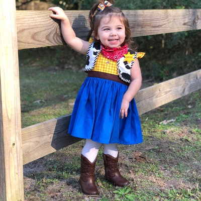 Custom Made to Order Toy Story Woody Inspired Dress Sz 2T to 8Y - Etsy