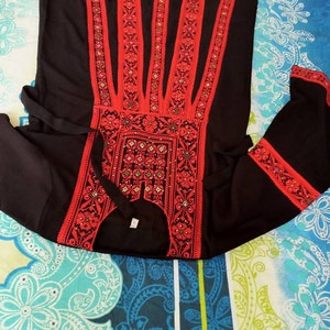 Princess Thobe Embroidered Palestinian Maxi Dress Long Sleeves - Etsy