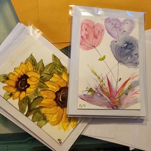 Hand Painted Mother's Day Cards - Etsy