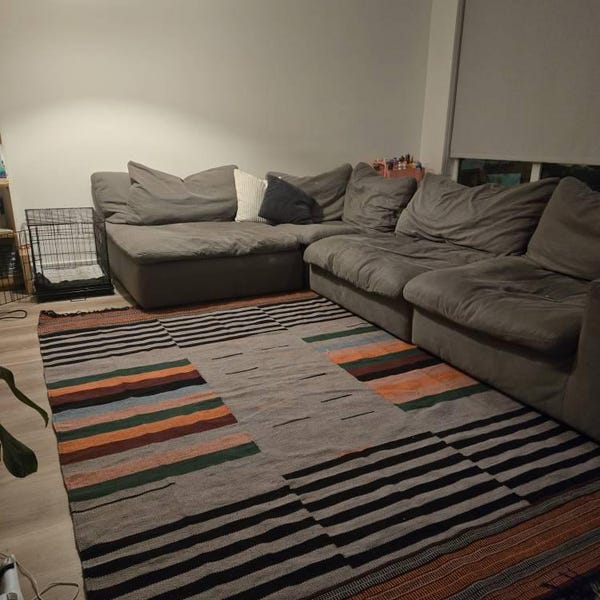 Earthy Eco Friendly Bohemian Rug, Handwoven Cotton Rugs, Eye-catching ...