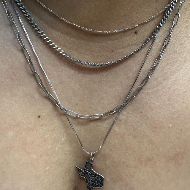 Silver Chain Necklace, UNISEX Chain, Stainless Steel Chain