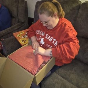Amanda added a photo of their purchase