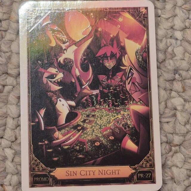 Hazbin Hotel Custom Fan Art Trading Card: Sin City Night PREORDER