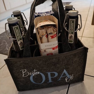 Regalo Dia Del Padre Madera Bolso De Hombre Con Nombre, Porta Cerveza, Porta Botellas De Madera, Regalos Para Hombre, Regalo Día Del Padre, Regalo Cerveza, Botella De Cerveza - España Botella Dia