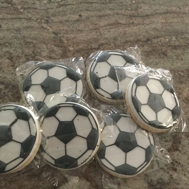 Decorated Soccer Cookies  Soccer Star – Southern Sugar Bakery