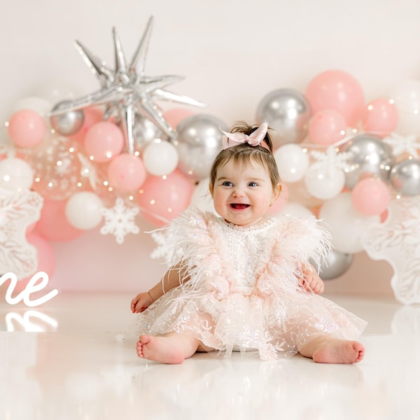Baby Girl Pink Color Velvet Stuff Winter Dress