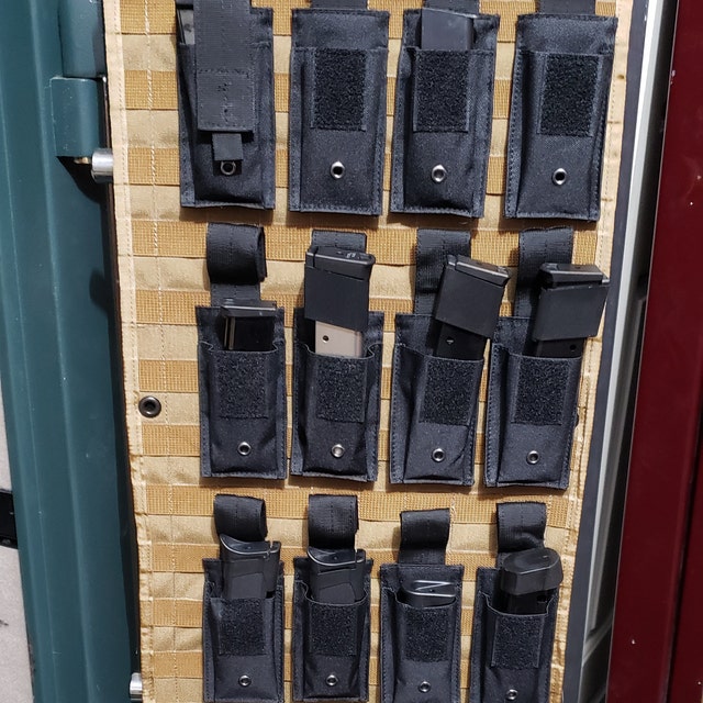 Molle Gun Safe Door Panel Organizer Custom Made To Fit Your Etsy