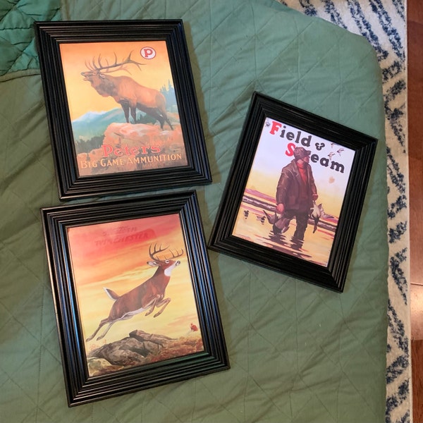 Vintage Hunting Art Western Sports Poster Wall Decor (H459) - Etsy