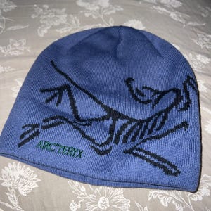 Vintage Arc'teryx Knit Beanie Hat With Dinosaur Arcteryx Logo