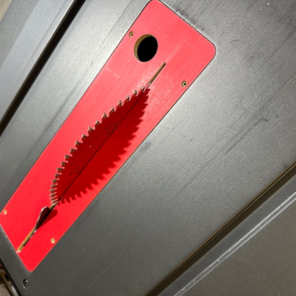 Zero Clearance Inserts (4 Pack) With Riving Knife Slot for Dewalt 744 ...