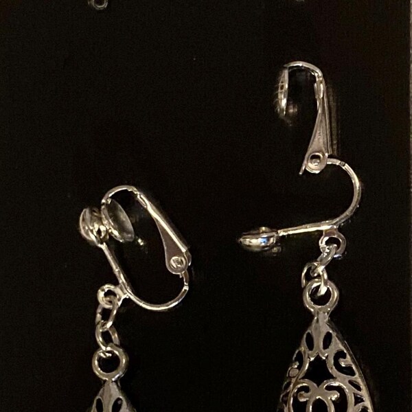Handmade Tibetan Silver Dangle Earrings – New With Tags, Hook Closure, Drop Style