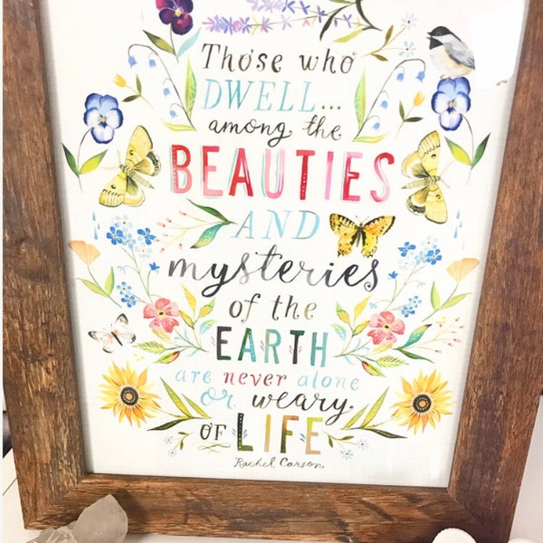 Beauties & Mysteries | Wildflower Art Print | Floral Wall Art | Katie ...