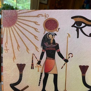 太陽神ラーのキャンバスアート、エジプトの装飾、すぐに掛けられる