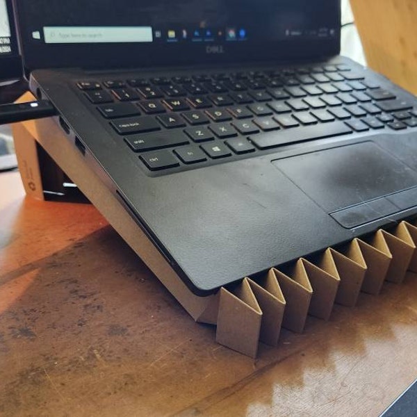 Portable Laptop Stand for Desk Made From Recycled Paper, Foldable Eco ...