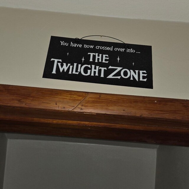 The Twilight Zone Sign. Novelty Decoration. Man Cave Sign. Sci Fi