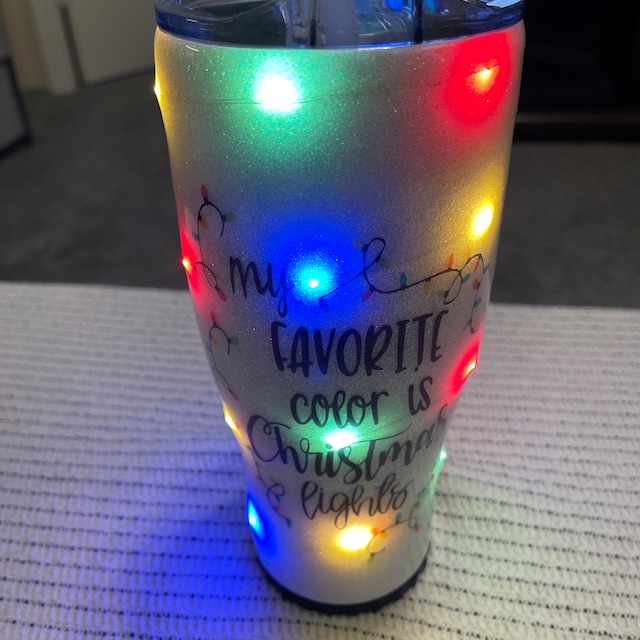 These Custom Light Up Tumblers Will Help Make The Holiday Season Bright