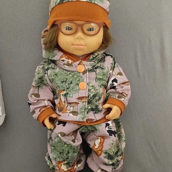 Cooles Puppen-Outfit Für 60 Cm Kugelgelenkpuppen – Lässiges Set Mit Hose & Top, 1/3 Größe