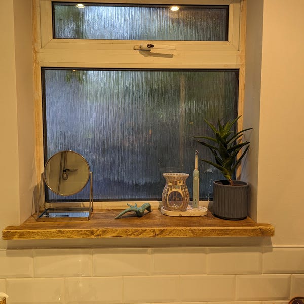 Rustic Window Sills, With Corner Notches | Reclaimed Wood | Window ...