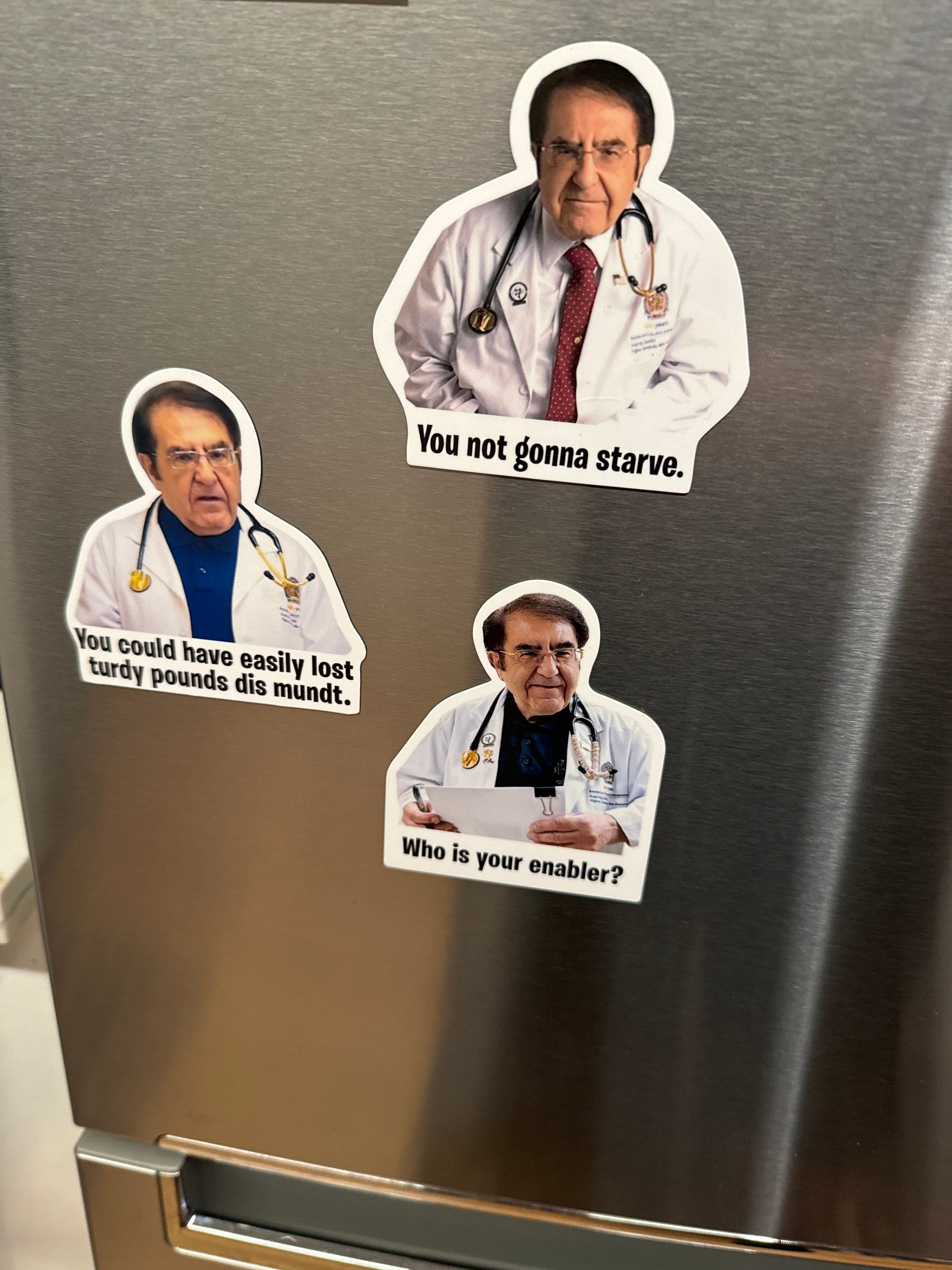 Dr. Now Magnets Set Funny Weight Loss