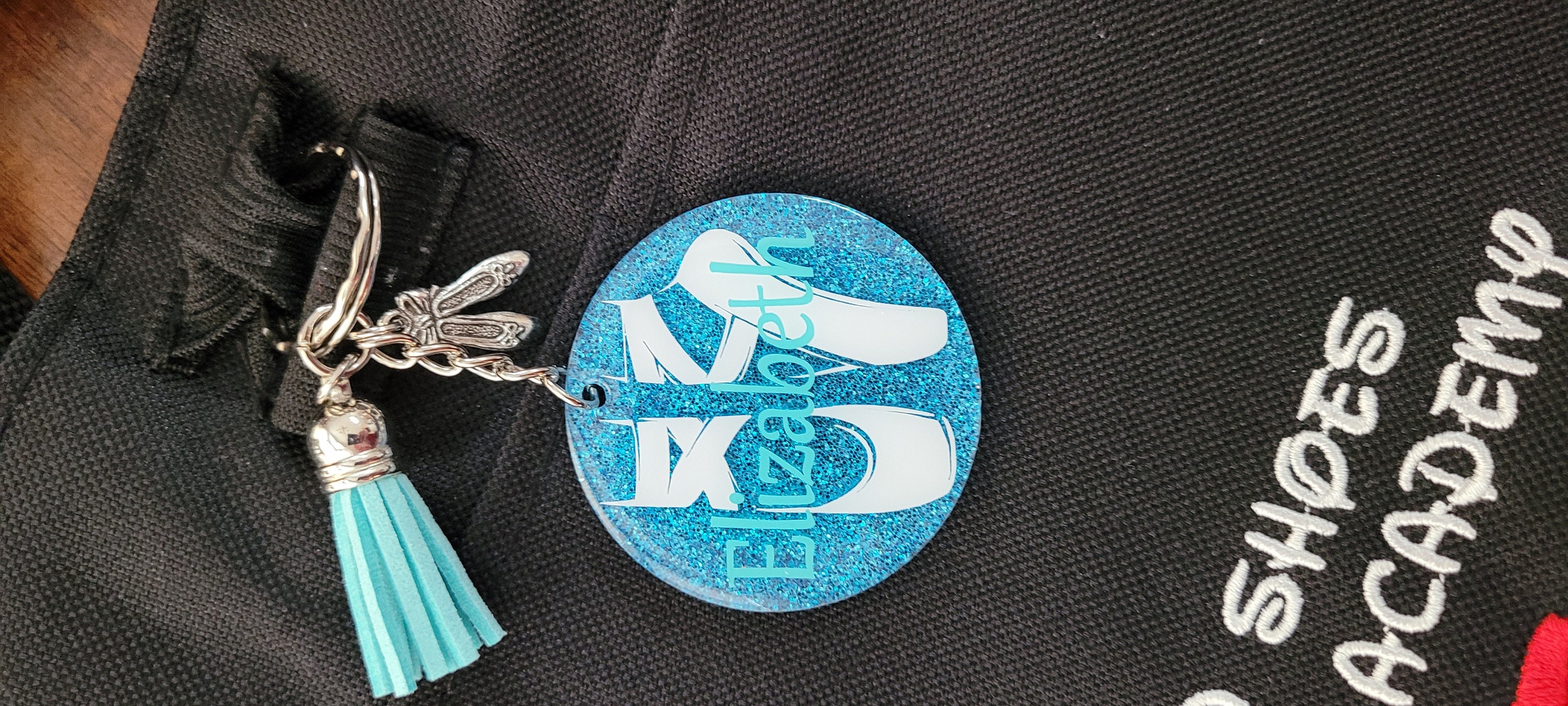 Personalized Ballet Keychains | Ballet Dancer Squad | Ballet Keychain | Ballet Bag Tag | Ballet Gift | Monogram Dance Gift | Recital