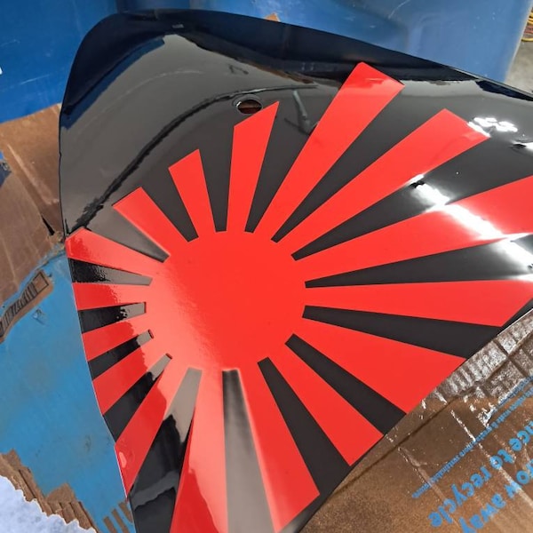Japan Rising Sun Flag JDM Sticker Vinyl Decal - Etsy