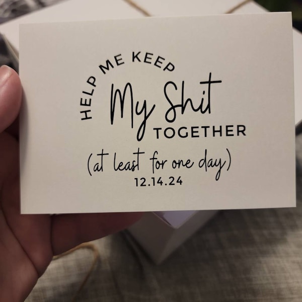 Help Me Best Woman Proposal Card Keep My Shit Together Maid of Honor ...