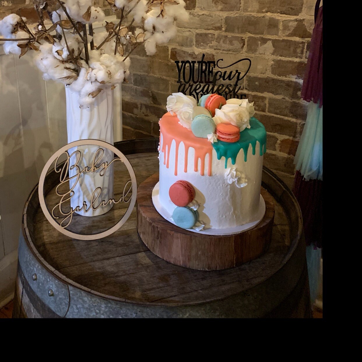 You're our greatest adventure Baby Shower Cake Topper You're our greatest adventure Baby Shower Cake Topper