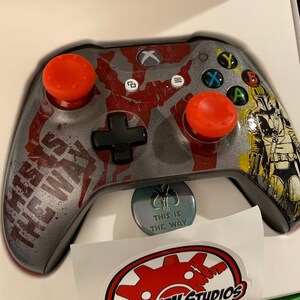 Mandalorian Inspired Handcrafted Xbox Controller  Etsy