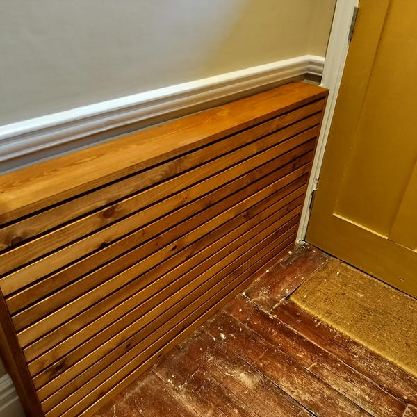 Pinterest Radiator Covers Pinterest Inspired Slat Radiator Cover- Made to Measure - Etsy