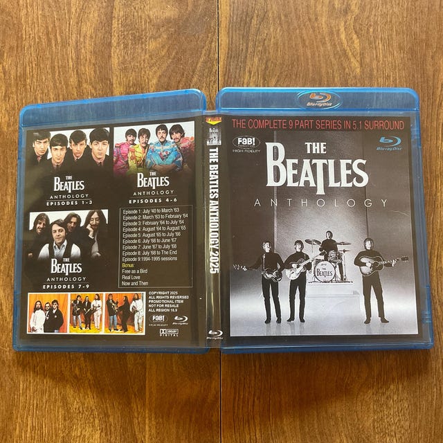 The Beatles ANTHOLOGY 2025 Docu Series 3 Blu-ray Set Perfect HD