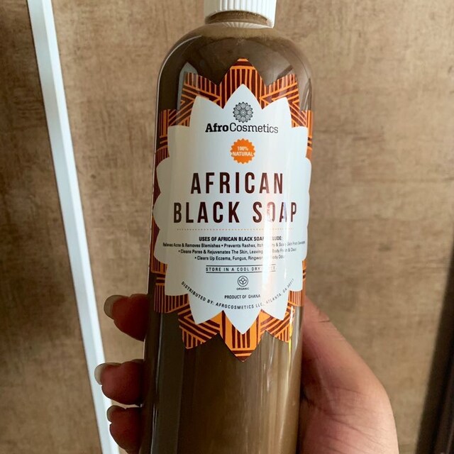 Raw African Black Soap Liquid 100% Pure Natural Organic Unrefined - Main Image