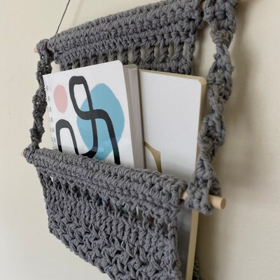 Boho Book Nook Crochet Pattern Crochet Wall Hanging Pattern - Etsy