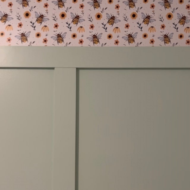 Honey Bee Floral Contact Paper, Peel And Stick Wallpaper, Removable  Wallpaper, Shelf Liner, Drawer Liner