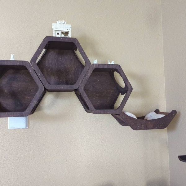 Picture of Wall Shelves for Cat, Cat Shelves, Cat Climbing Wall Shelf, Cat House ...