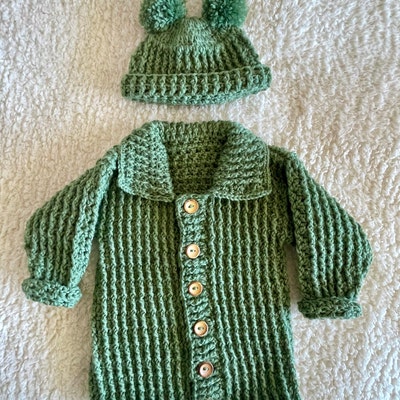 CROCHET PATTERN Theo Baby to Child to 10 Years Crochet Cardigan Hat and ...