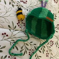 Cocomelon Hat/cocomelon Crochet Hat/ Cocomelon Crochet Ear Etsy Canada