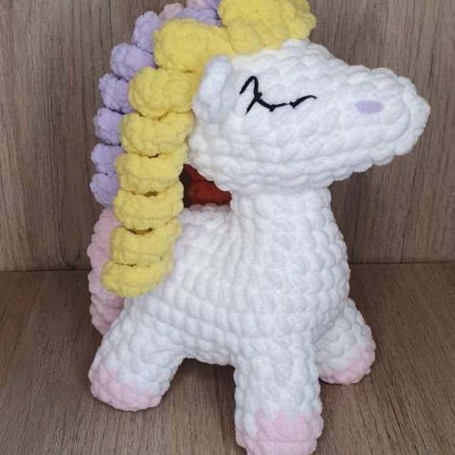 ユニコーンかぎ針編みパターン、ユニコーンあみぐるみパターン