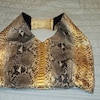 Genuine Python Leather, Natural Python Leather, Hide Snake Skin ...