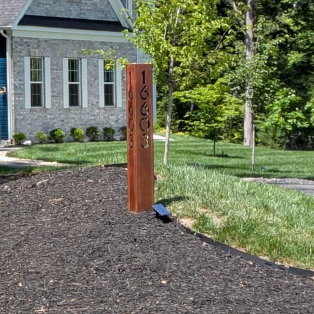 Cartello Personalizzato Per Indirizzo Di Casa - Alluminio, 20x30 Cm, Per Esterno - Foto 3