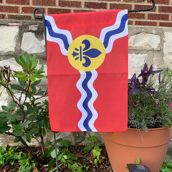 St Louis Flag, STL City Flag, St Louis Garden Flag, Saint Louis Fan, St ...