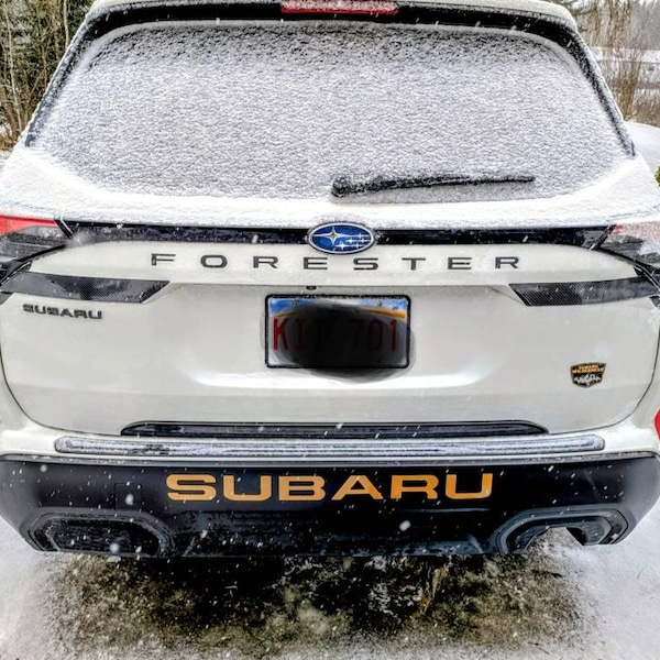 Subaru Back Lettering 2025-2026 Subaru Forester Tailgate Lettering Decals (cast Vinyl) - Etsy
