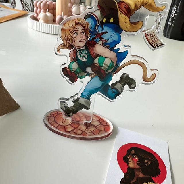 2点セット　ファンタジーファンタジーⅨ ビビ ポーチ FF9 アクリルスタンド 2点セット ファンタジーファンタジーⅨ ビビ ポーチ FF9