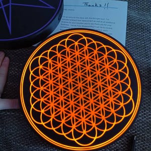 BMTH Sempiternal Light Box: Flower of Life LED Sign - Etsy