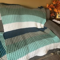 CROCHET PATTERN Crochet Me A River Throw - Make to Any Size - PDF ...
