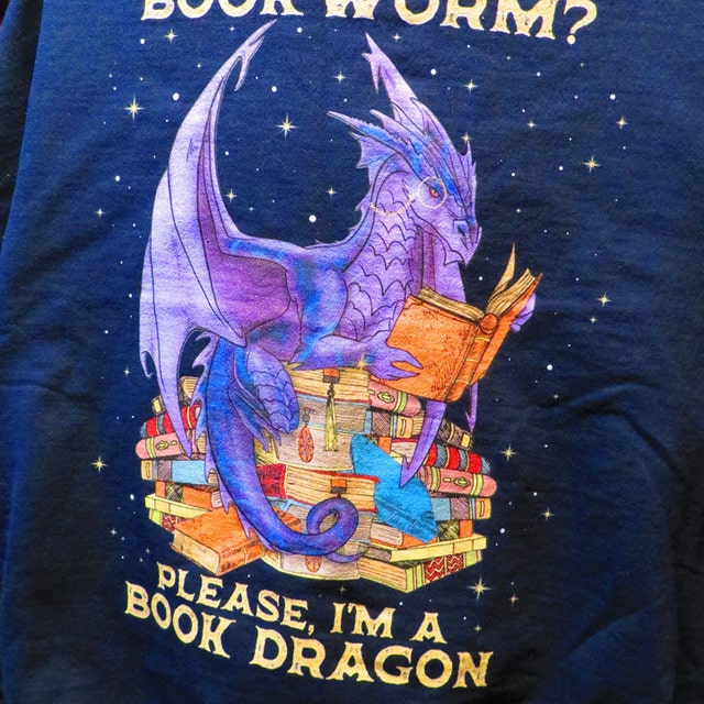 T-shirt Homme Gildan - Dragon Et Livre 