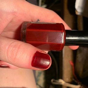 Nail Polish Blackened Blood Red Jelly el - Etsy Nail Polish Blackened Blood Red Jelly el - Etsy
