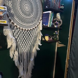 Large Macrame Dream Catcher: Boho Wall Hanging, Wedding Decor - Etsy