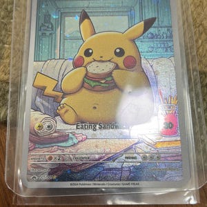 ポケモン カスタムカード ピカチュウ ぽっちゃりGx コスモ ホロ